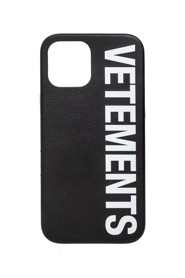 Black BLACK iPhone 12 Pro Max case VETEMENTS - IetpShops Morocco